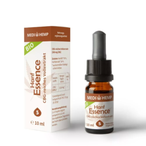 MEDIHEMP HANF BIO ESSENCE 5% 10 ML CBG OLAJ