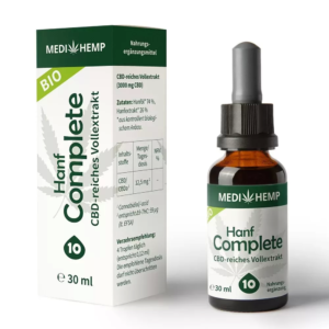 MEDIHEMP HANF COMPLETE 10%, 3000 MG, 30 ML