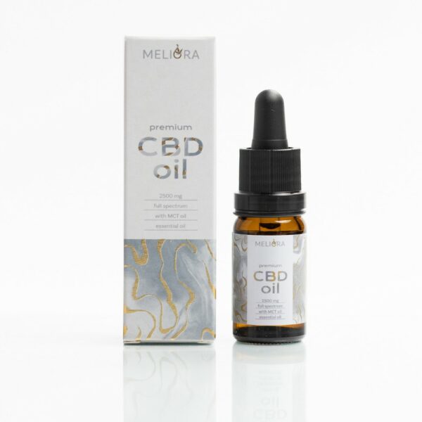 MELIORA TELJES SPEKTRUMÚ 25% CBD OLAJ 2500 MG