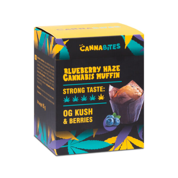 CANNABITES BLUEBERRY HAZE CANNABIS MUFFIN - Image 2