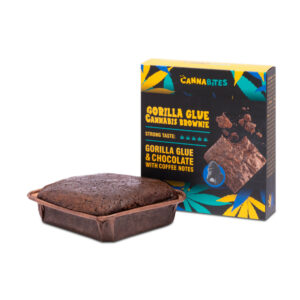 CANNABITES GORILLA GLUE CANNABIS BROWNIE