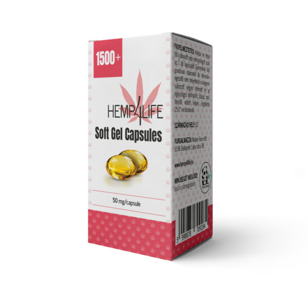 HEMP4LIFE KANNABISZ OLAJ KAPSZULA 1500 MG 30 DB - Image 3