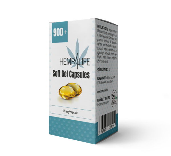 HEMP4LIFE KANNABISZ OLAJ KAPSZULA 900 MG 60 DB - Image 3