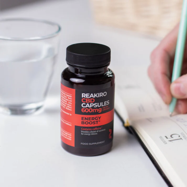 REAKIRO ENERGY BOOST CBD KAPSZULA 600MG - ENERGIANÖVELŐ - Image 2