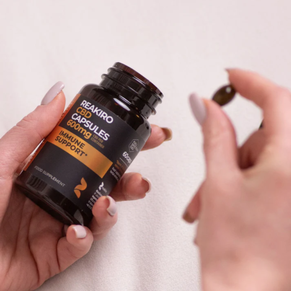 REAKIRO IMMUNE SUPPORT CBD KAPSZULA 600MG - IMMUNERŐSÍTŐ - Image 2