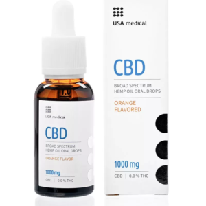 USA MEDICAL CBD OLAJ 1000MG, 10%