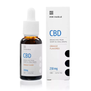 USA MEDICAL CBD OLAJ 250MG, 2,5%