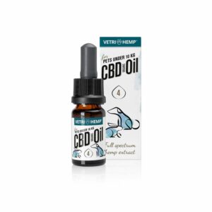VETRIHEMP CBD OLAJ 10 KG ALATTI ÁLLATOKNAK 4% 10 ML 400MG